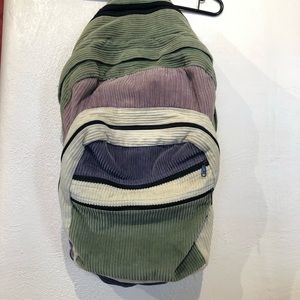 Corduroy backpack